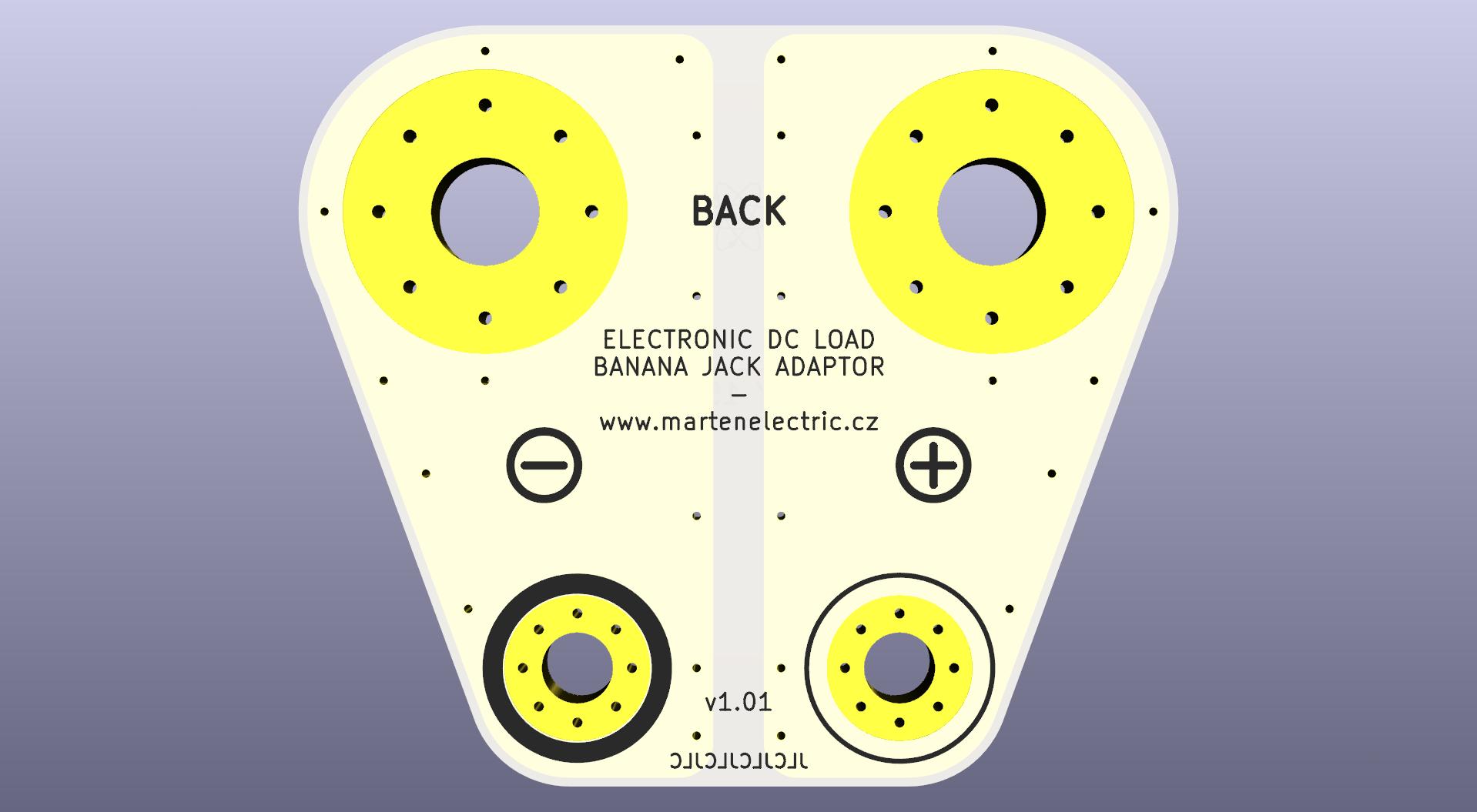 DC Load Banana jack adapter convertor