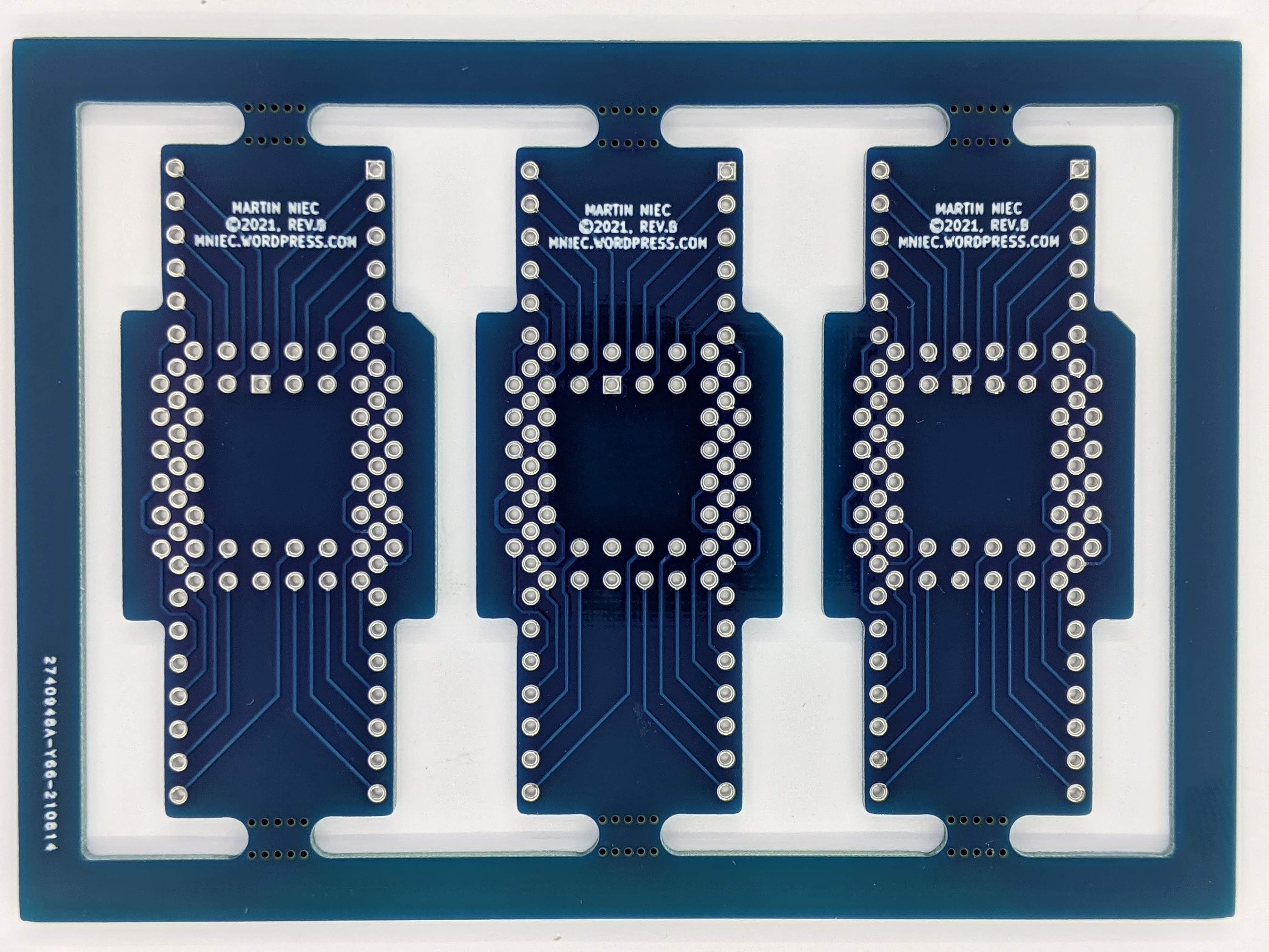 Z80 CPU PLCC44 to DIP40 adapter